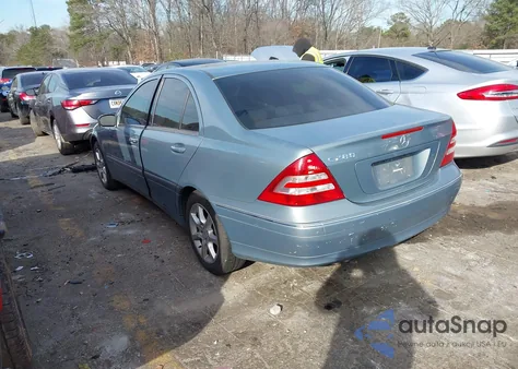 2007 Mercedes-Benz C 280 Luxury из США, поврежденный, VIN WDBRF54H27A950575